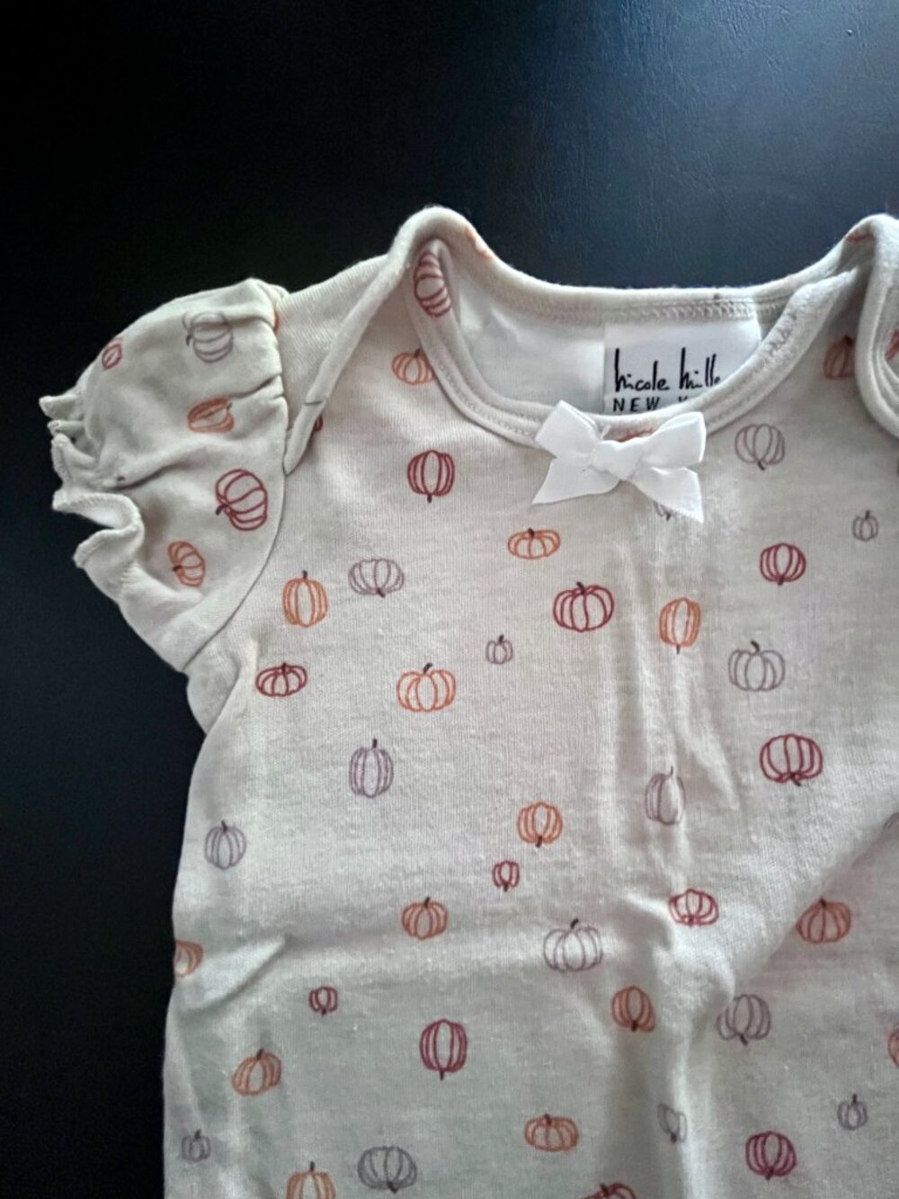 Baby Girl Pumpkin Onesies, Fall LOT, Set of 4, 3-6 Months - Picture 5 of 10